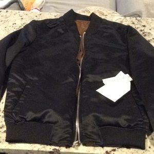 Men’s Reversible Jacket - Black and Tan